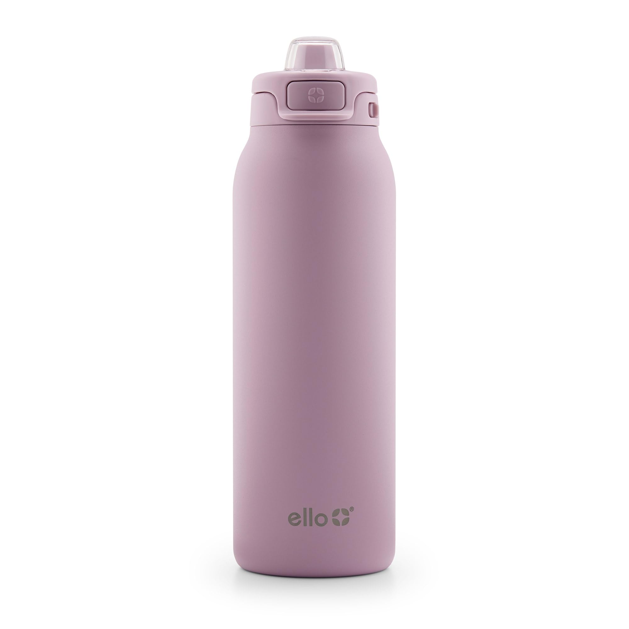 Ello Pop & Fill Insulated Stainless Steel Water Bottle with Quick Fill Lid, Leakproof Locking, Sip or Chug Spout, BPA-Free, Double Wall Vacuum Insulated for Sports, Travel & School- 22oz / 32oz / 40oz