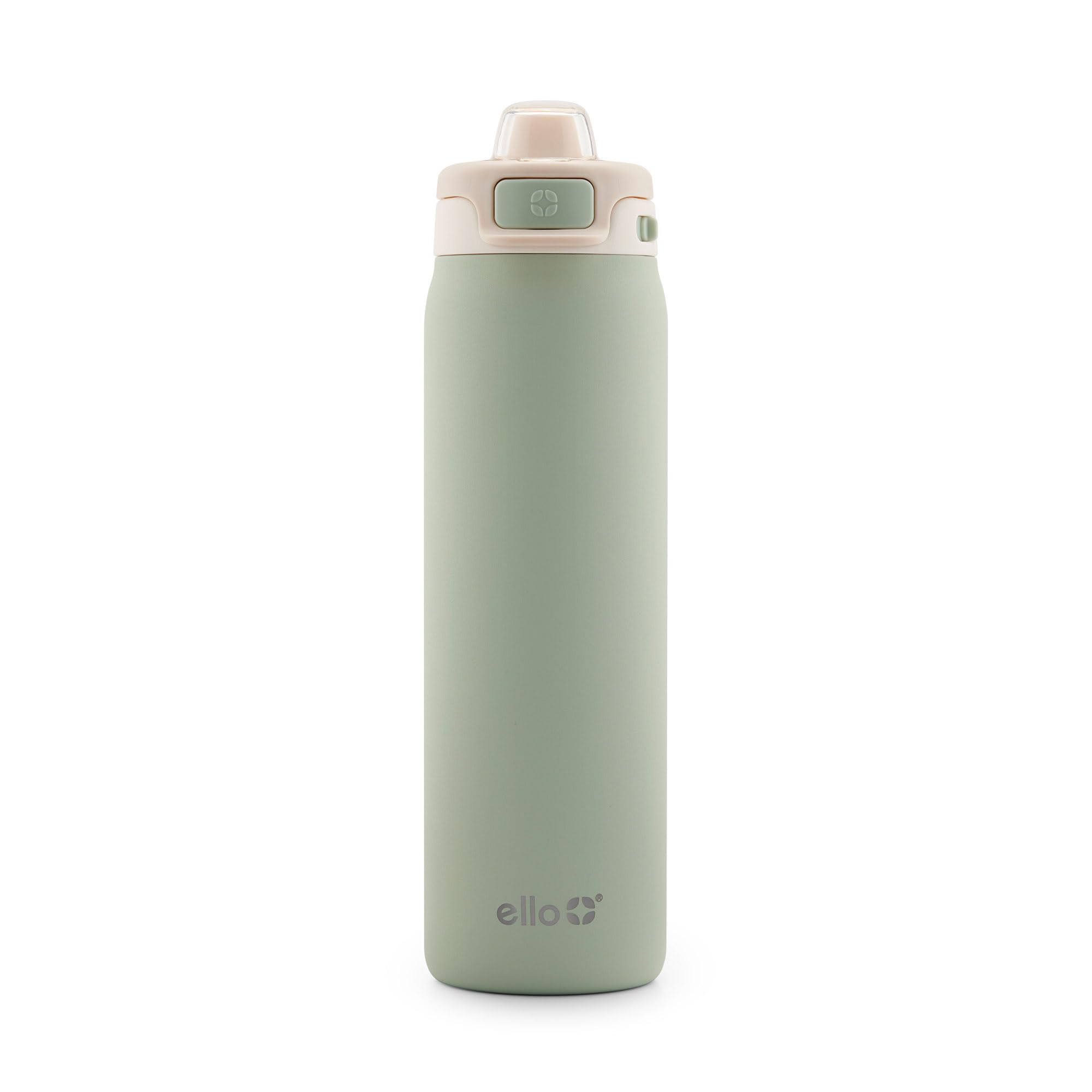 Ello Pop & Fill Insulated Stainless Steel Water Bottle with Quick Fill Lid, Leakproof Locking, Sip or Chug Spout, BPA-Free, Double Wall Vacuum Insulated for Sports, Travel & School- 22oz / 32oz / 40oz