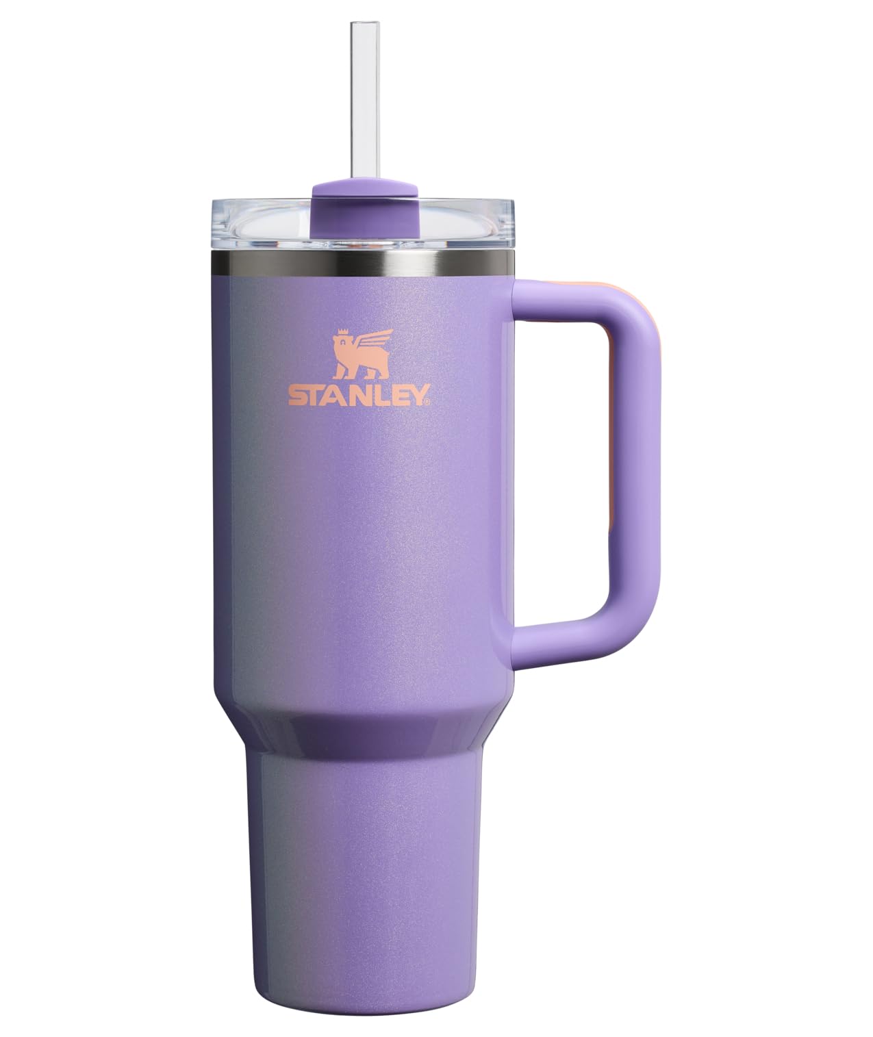 STANLEY Quencher H2.0 Tumbler with Handle and Straw 40 oz | Flowstate 3-Position Lid | Cup Holder Compatible for Travel | Insulated Stainless Steel Cup | BPA-Free | Cream 2.0