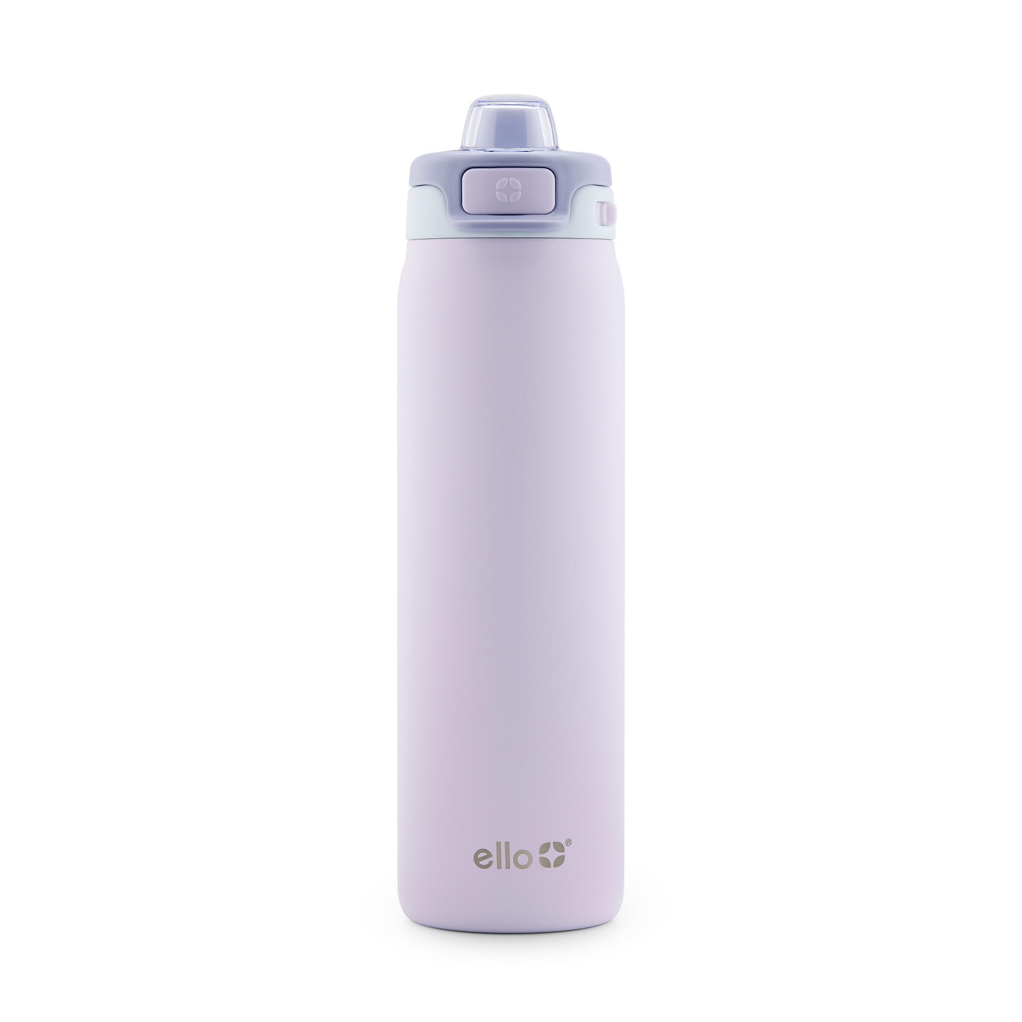Ello Pop & Fill Insulated Stainless Steel Water Bottle with Quick Fill Lid, Leakproof Locking, Sip or Chug Spout, BPA-Free, Double Wall Vacuum Insulated for Sports, Travel & School- 22oz / 32oz / 40oz