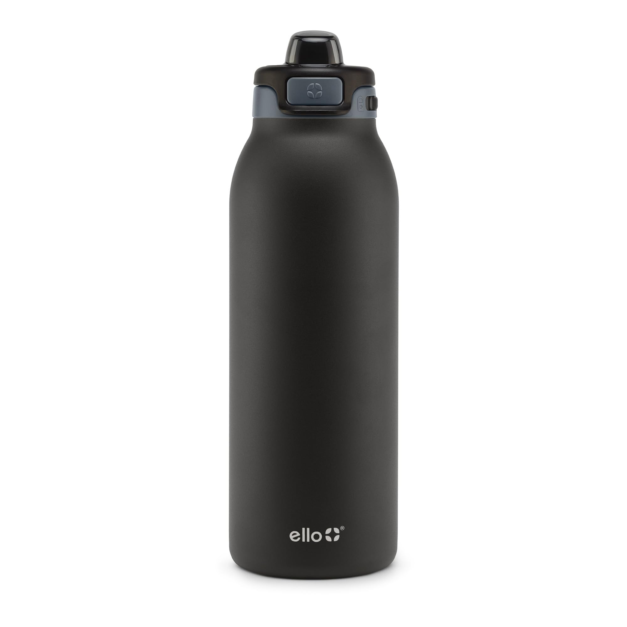 Ello Pop & Fill Insulated Stainless Steel Water Bottle with Quick Fill Lid, Leakproof Locking, Sip or Chug Spout, BPA-Free, Double Wall Vacuum Insulated for Sports, Travel & School- 22oz / 32oz / 40oz