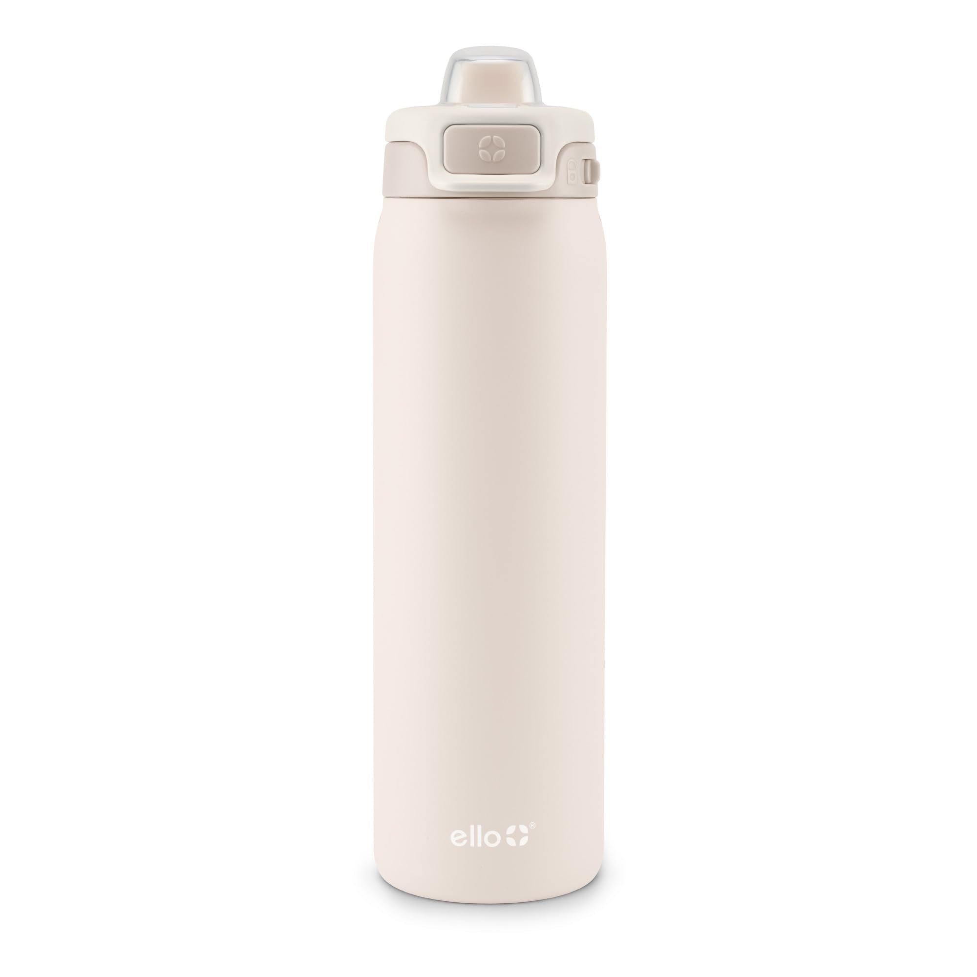 Ello Pop & Fill Insulated Stainless Steel Water Bottle with Quick Fill Lid, Leakproof Locking, Sip or Chug Spout, BPA-Free, Double Wall Vacuum Insulated for Sports, Travel & School- 22oz / 32oz / 40oz