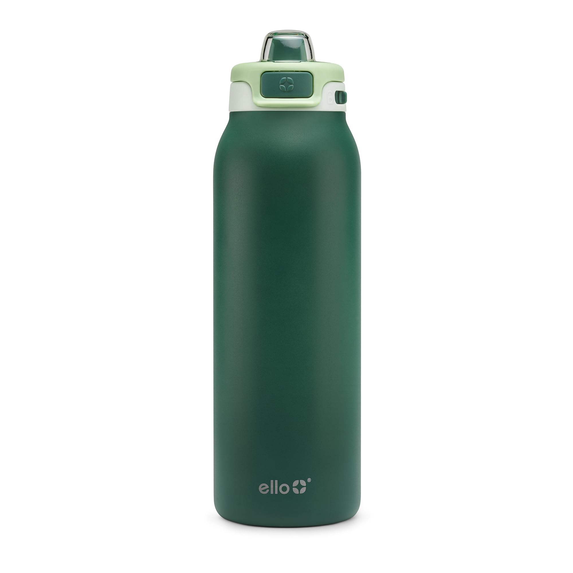Ello Pop & Fill Insulated Stainless Steel Water Bottle with Quick Fill Lid, Leakproof Locking, Sip or Chug Spout, BPA-Free, Double Wall Vacuum Insulated for Sports, Travel & School- 22oz / 32oz / 40oz