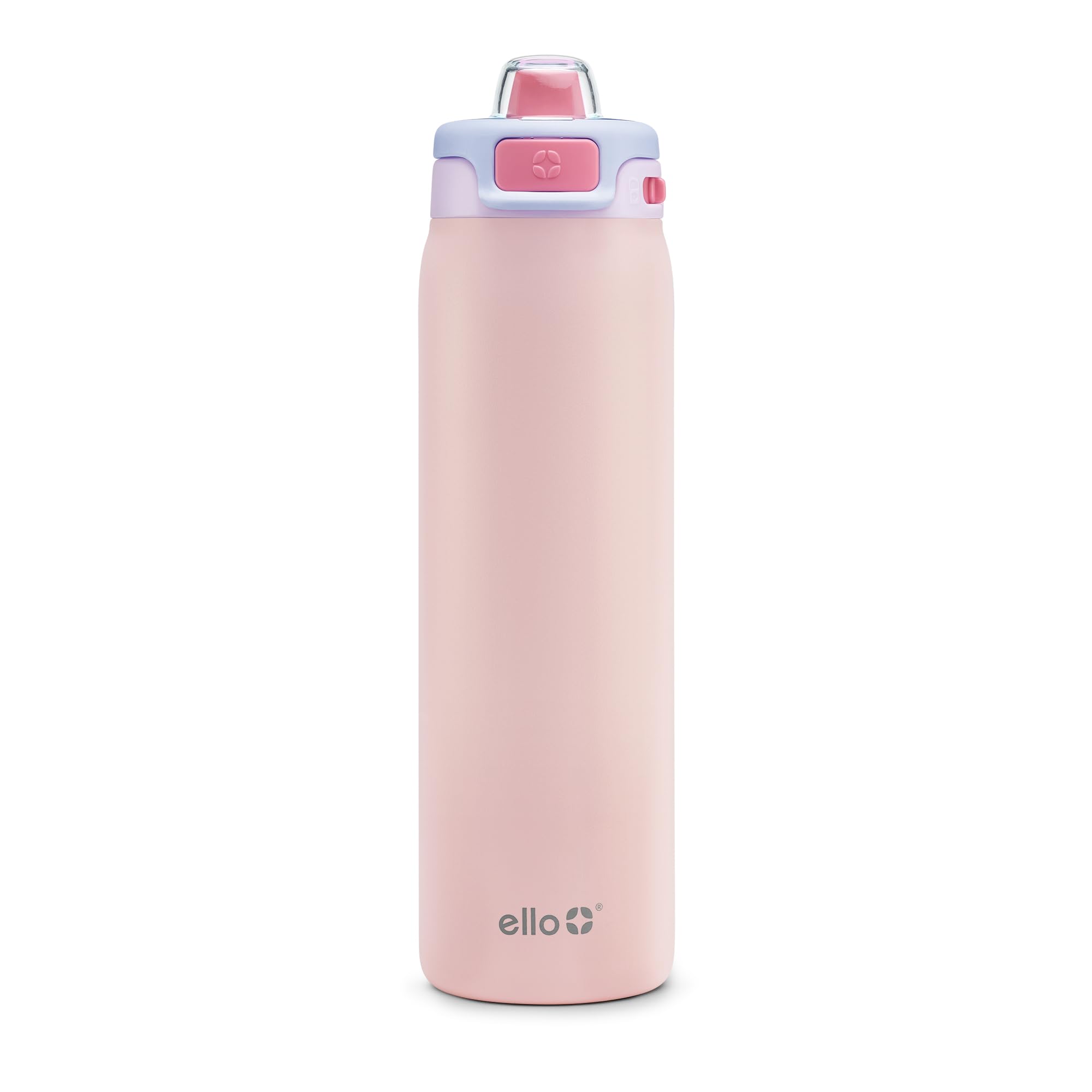 Ello Pop & Fill Insulated Stainless Steel Water Bottle with Quick Fill Lid, Leakproof Locking, Sip or Chug Spout, BPA-Free, Double Wall Vacuum Insulated for Sports, Travel & School- 22oz / 32oz / 40oz