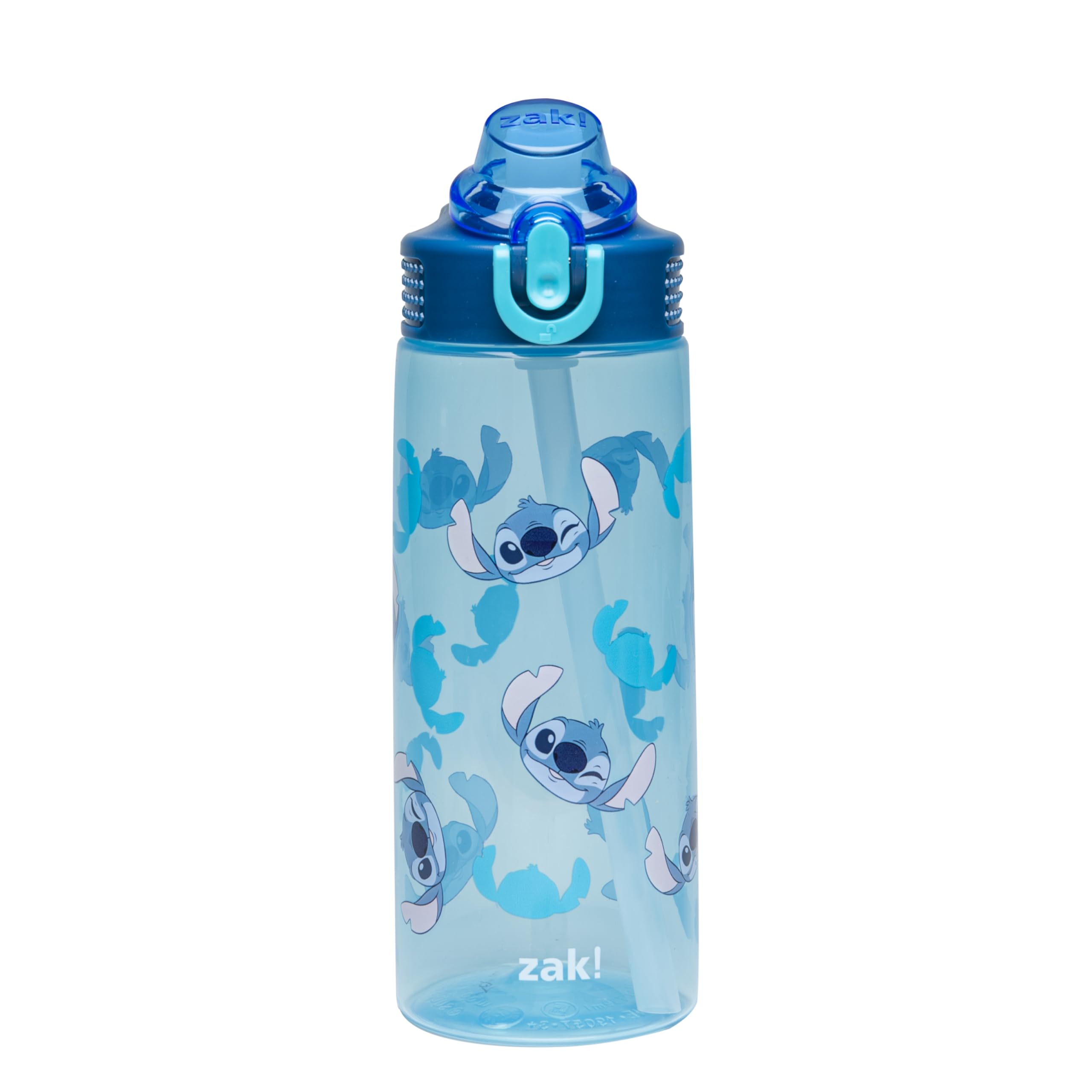 Zak Designs Minecraft Sage Water Bottle For School or Travel, 25oz Durable Plastic Water Bottle With Straw, Handle, and Leak-Proof, Pop-Up Spout Cover (Creeper)