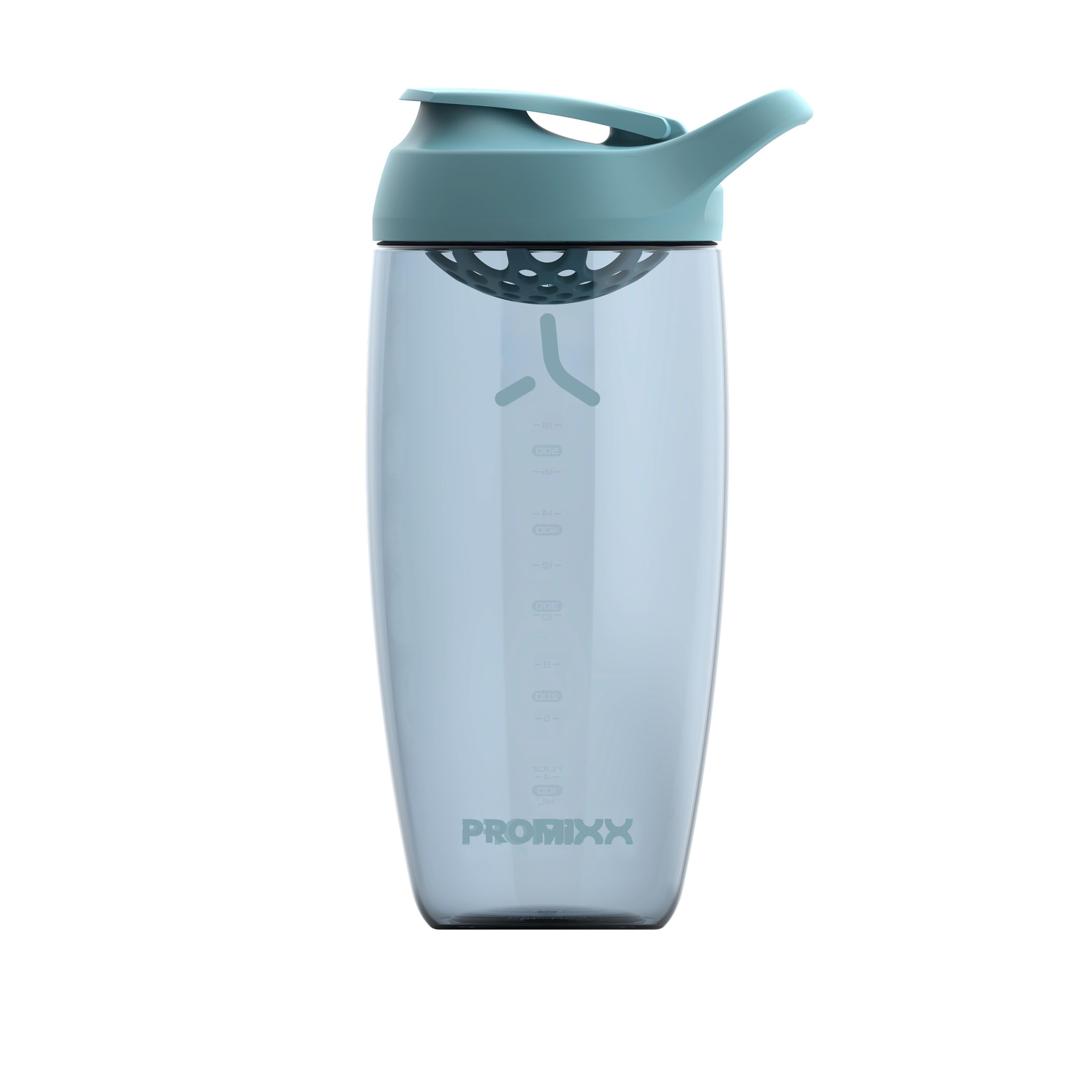 Promixx Pursuit Protein Shaker Bottle (24 oz) – Silent No-Ball Mixer, Leak-Proof Lid, BPA/BPS & Phthalate-Free ECOZEN – Easy-Clean Shaker Cup for Protein Shakes, Pre & Post-Workout Smoothies