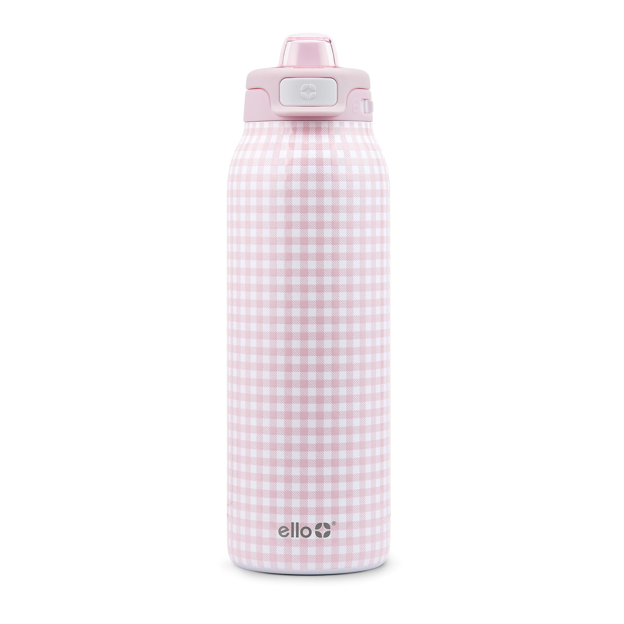 Ello Pop & Fill Insulated Stainless Steel Water Bottle with Quick Fill Lid, Leakproof Locking, Sip or Chug Spout, BPA-Free, Double Wall Vacuum Insulated for Sports, Travel & School- 22oz / 32oz / 40oz
