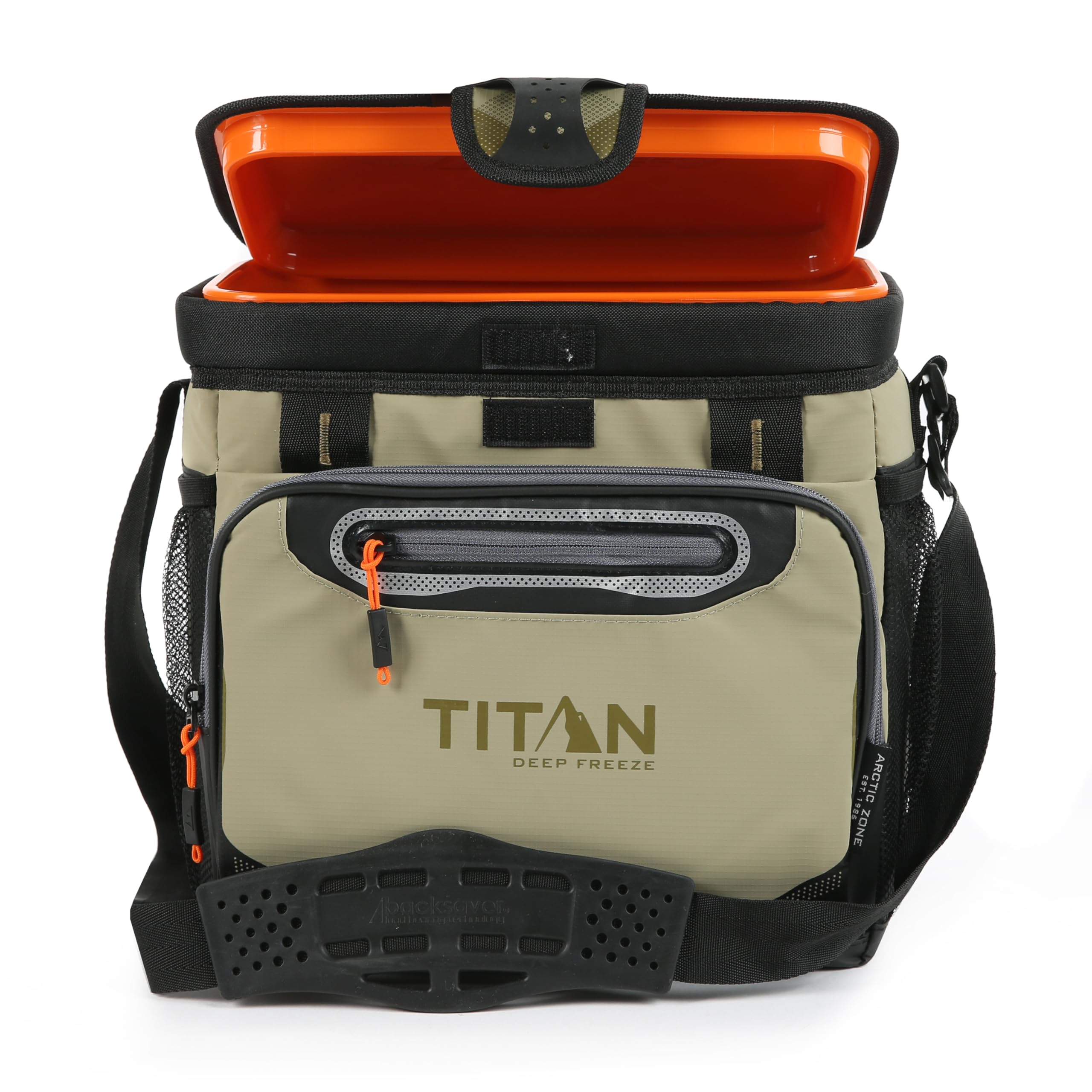 Titan by Arctic Zone Deep Freeze Cooler - Zipperless Hardbody Cooler - Deep Freeze Insulation, HardBody Liner, and SmartShelf